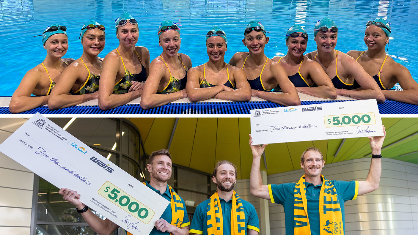 Olympic athletes from Men's Hockey team and Artistic Swimming
